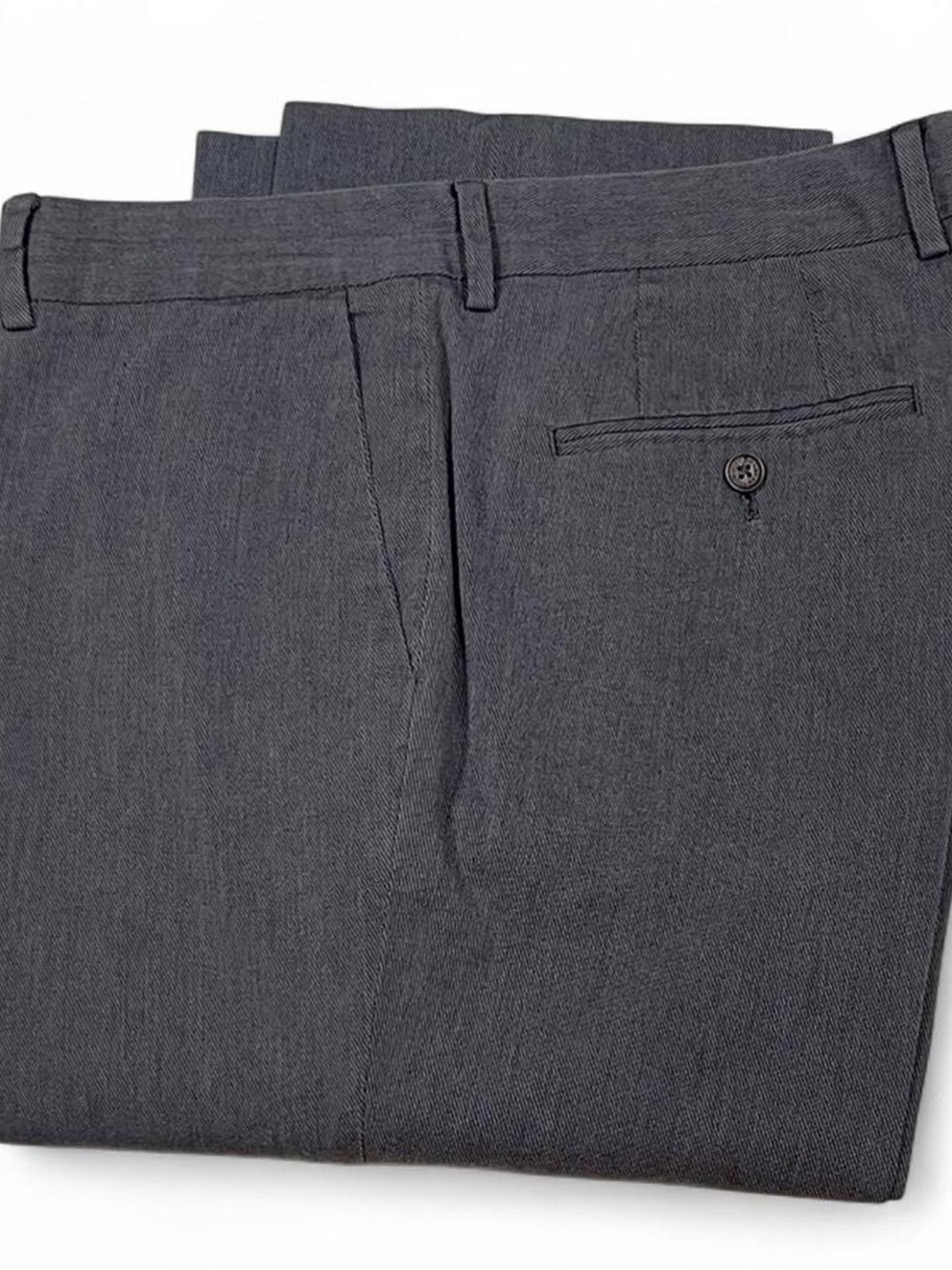 Charles Tyrwhitt Slim Fit Grey Dress Pants Men’s Size W36 L31 Trousers Ribbed